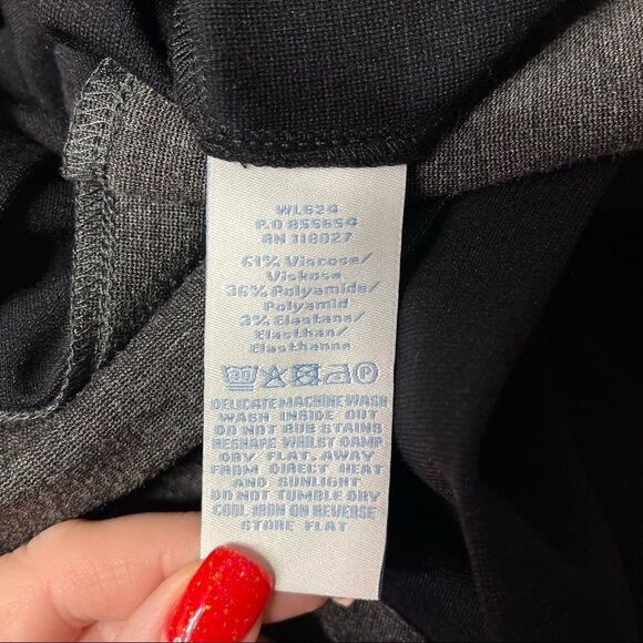 Boden Black & Gray Contrast Trim Sheath Dress with Pockets 6 Small - Picture 9 of 10